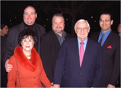 L to R: Millicent Wise, Director's Edition producer David Fein, effects supervisor Daren Dochterman, director Robert Wise and restoration supervisor Michael Matessino