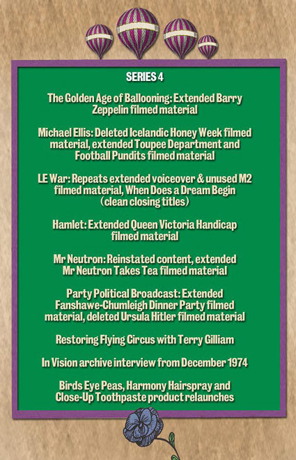 Monty Python Blu-ray extras