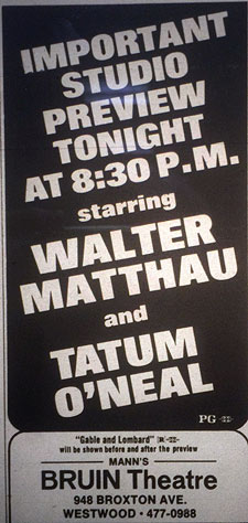 Bruin theater ad