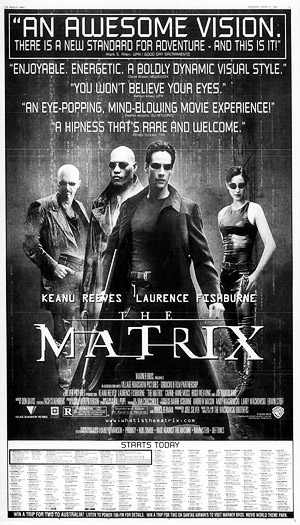 The Matrix newspaper ad