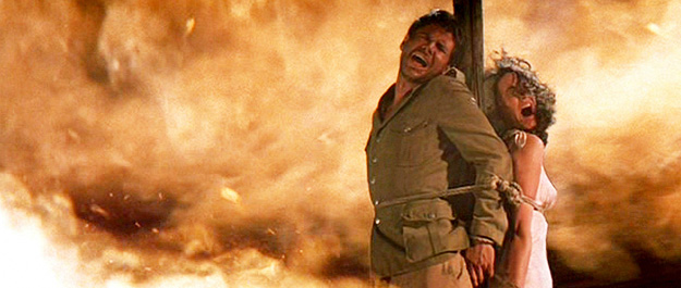 A scene from Raiders of the Lost Ark (1981)