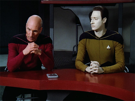A scene from Star Trek: The Next Generation